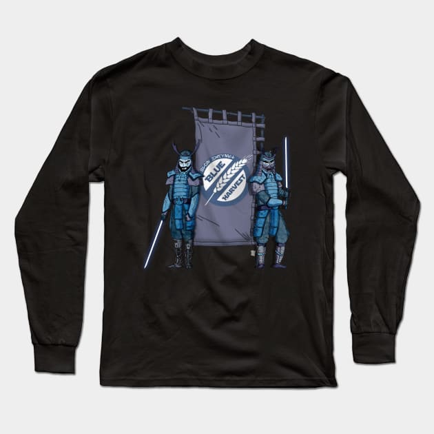 New Blue Harvest Samurai! Long Sleeve T-Shirt by Blueharvestpodcast